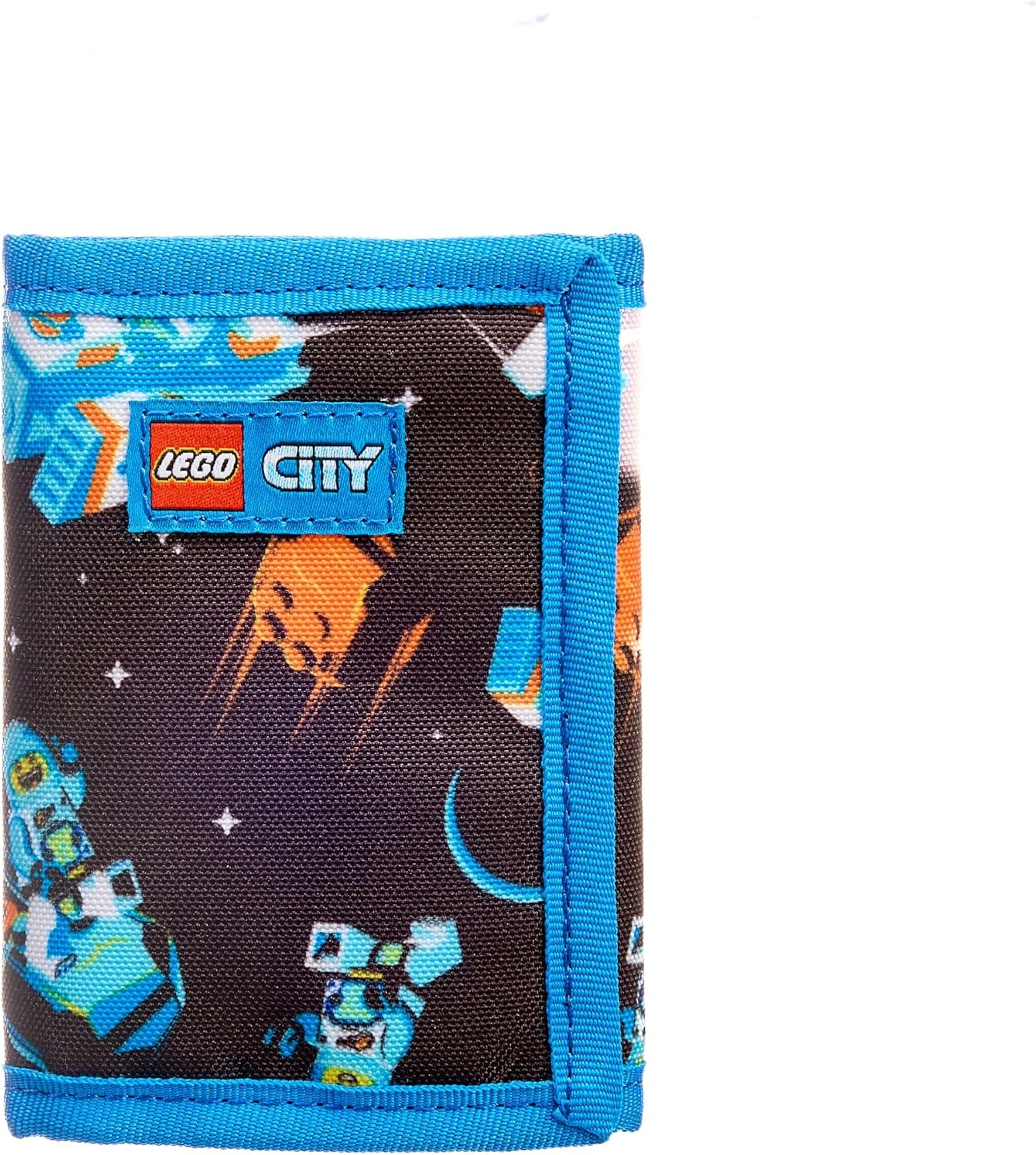 image:imageLEGO Trifold Wallet Kids Unisex Wallet for Boys and Girls with Clear ID Window Card and Cash Pockets and Secure Hook and Loop Closure Hotdog GuySpace Corp