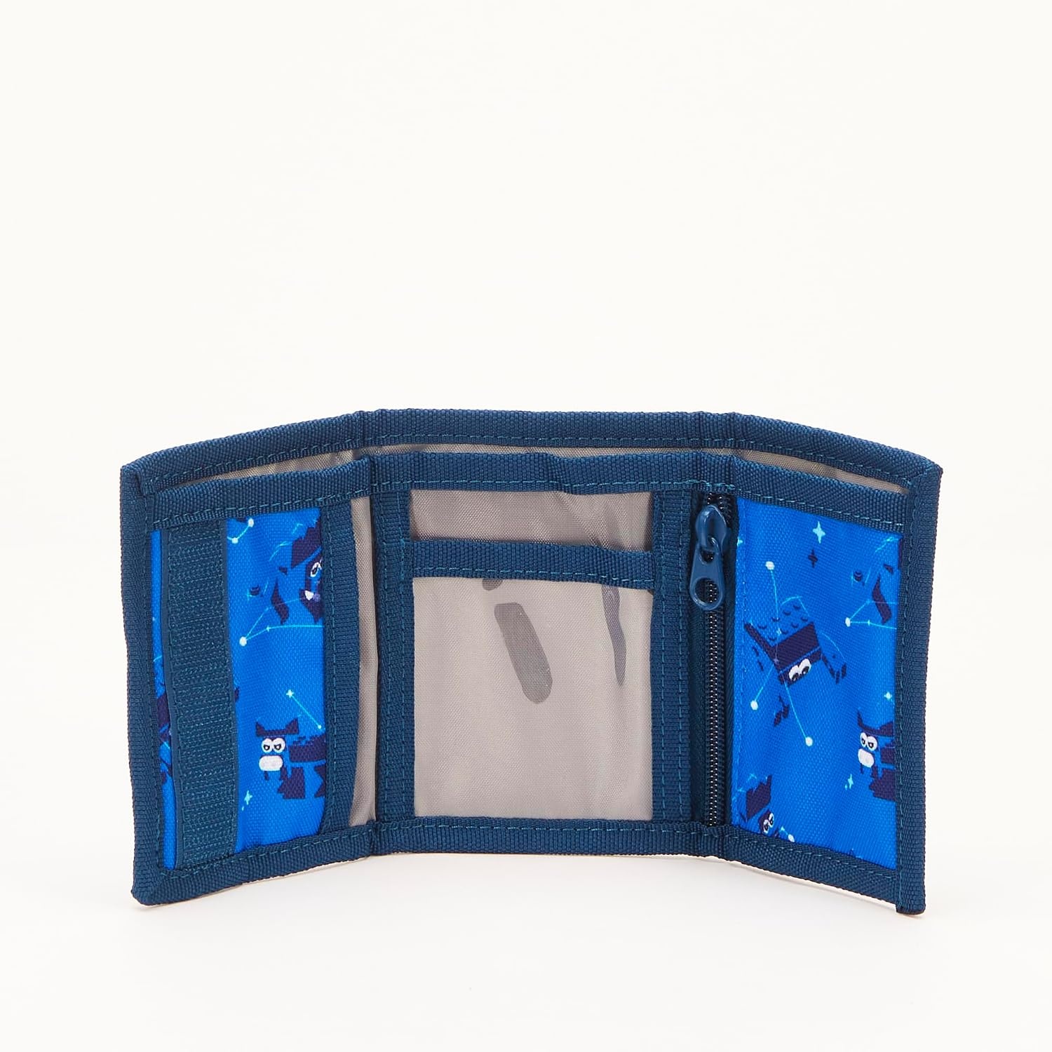 image:imageLEGO Trifold Wallet Kids Unisex Wallet for Boys and Girls with Clear ID Window Card and Cash Pockets and Secure Hook and Loop Closure Hotdog GuyStargazer
