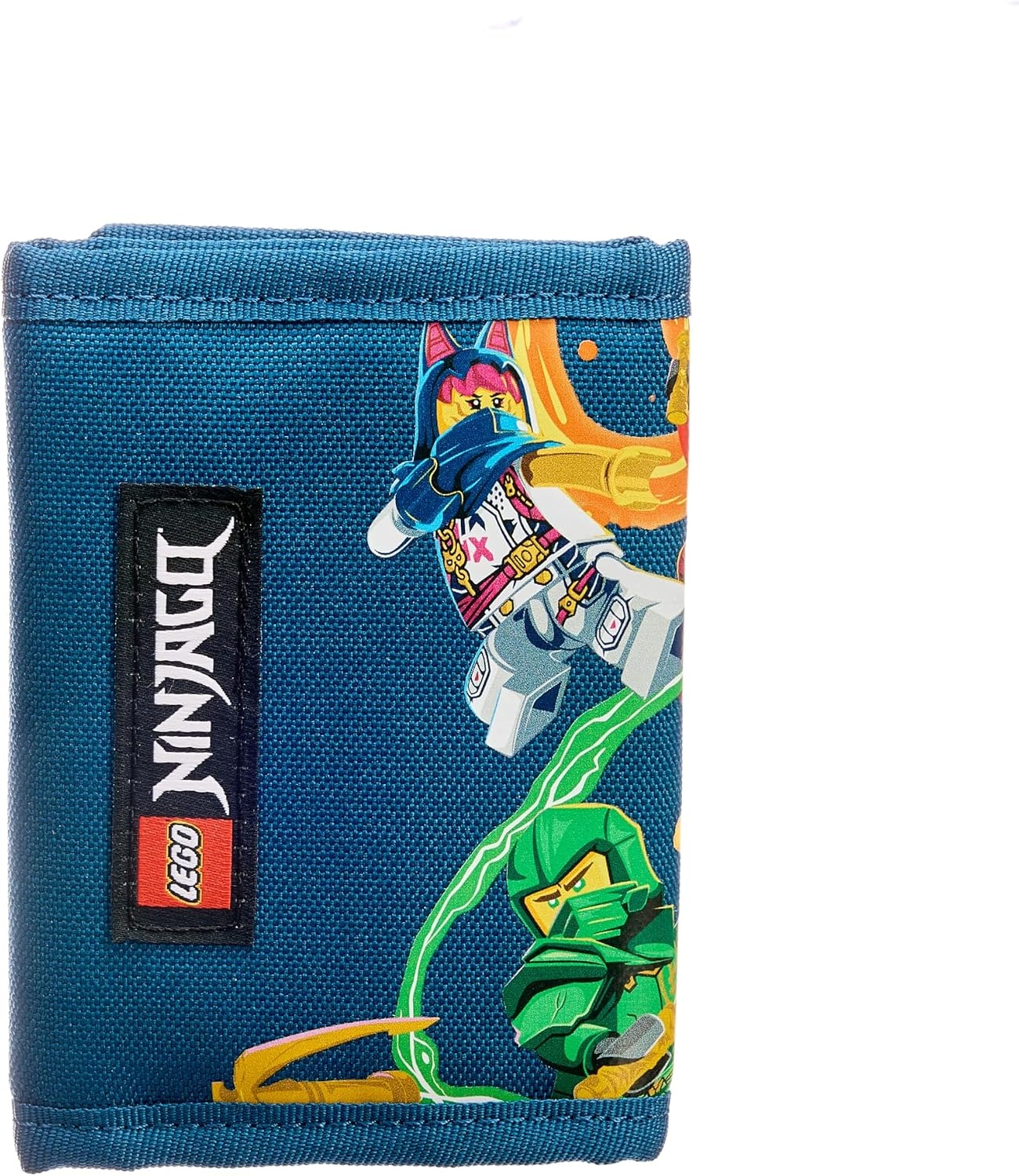 image:imageLEGO Trifold Wallet Kids Unisex Wallet for Boys and Girls with Clear ID Window Card and Cash Pockets and Secure Hook and Loop Closure Hotdog GuyStronger Together
