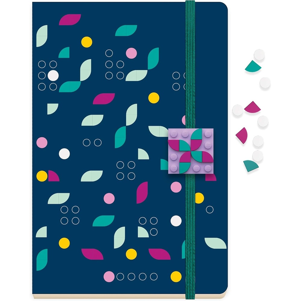 image:imageIQ LEGO DOTS Notebook with Sliding Charm 52796 Lined Softcover Back to School