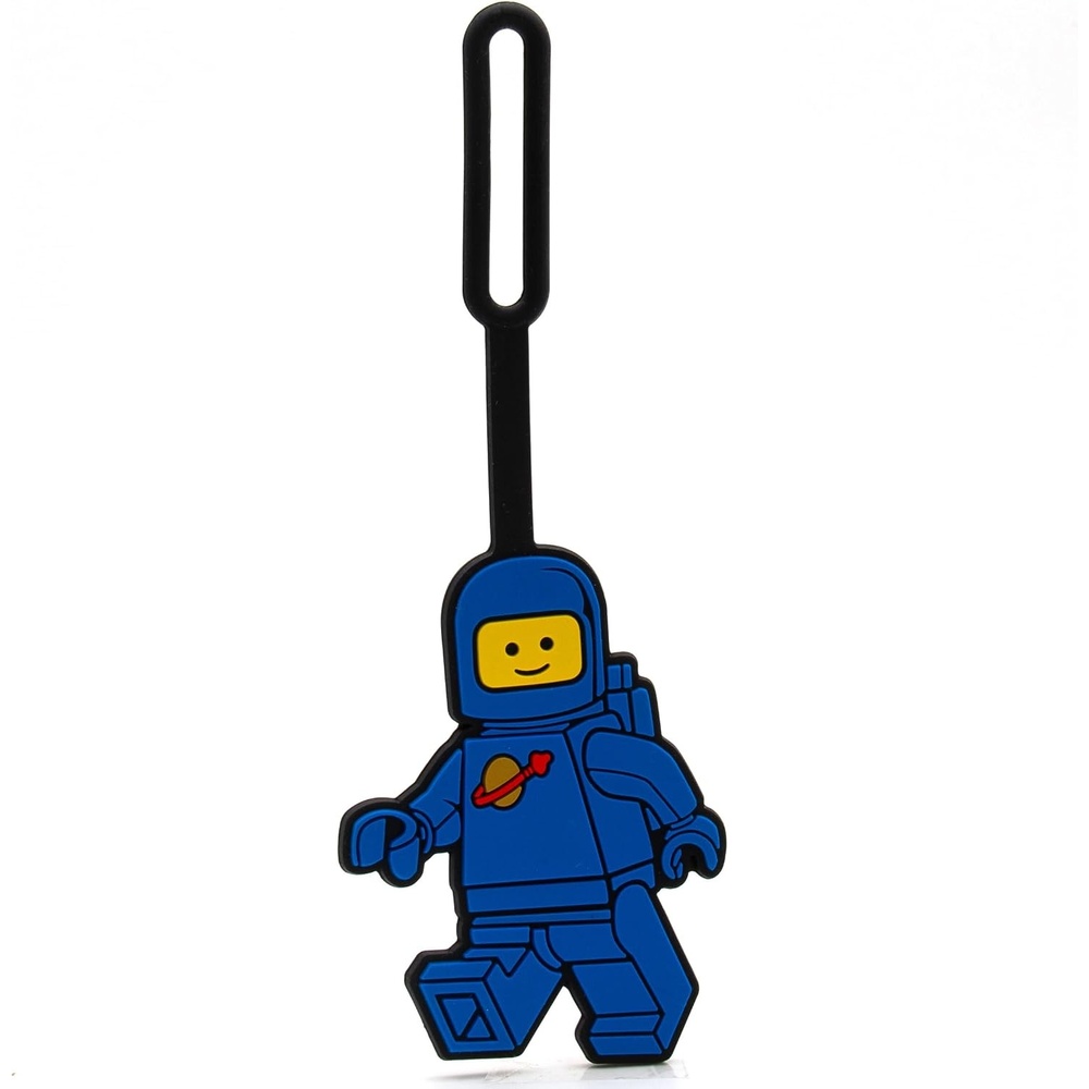 image:imageIQ LEGO Spaceman Silicone Bag Tag  Blue 53482
