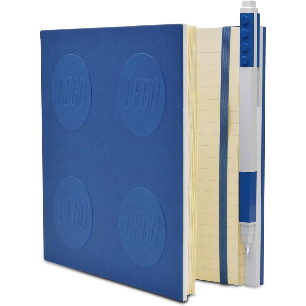 image:imageIQ LEGO Stationery Locking Notebook amp Gel Pen Set Blue 52257