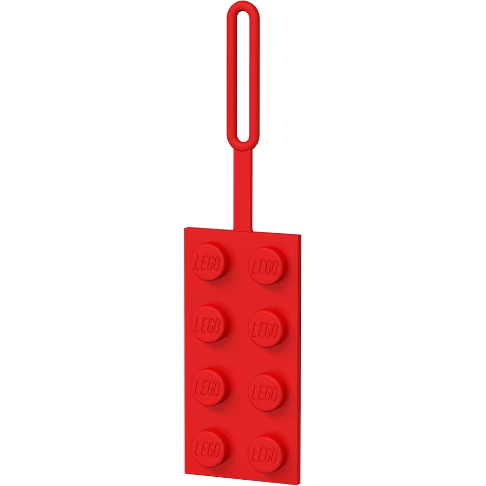image:imageLEGO Bag Tag 2x4  BlueRed