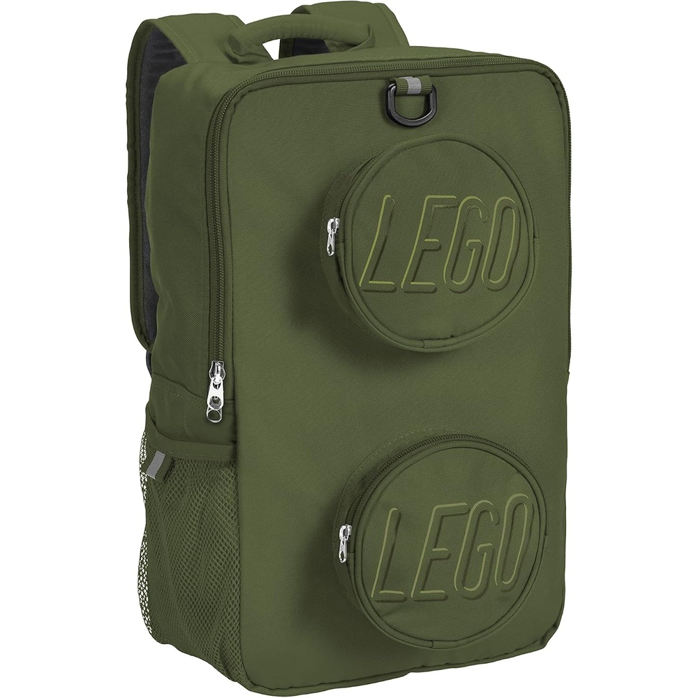 image:imageLEGO Brick Backpack GreenOlive