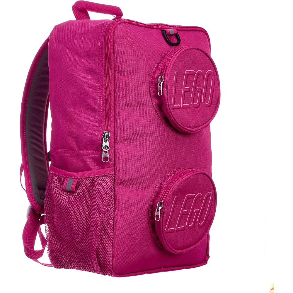 image:imageLEGO Brick Backpack GreenRed Violet
