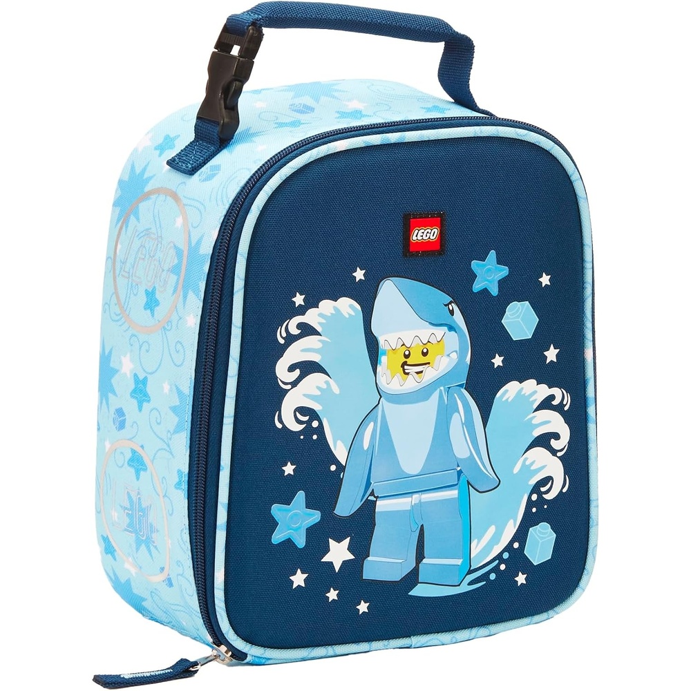 image:imageLEGO CHARACTER Lunch Box Insulated Soft Reusable Lunch Bag Meal Container for Boys and Girls Perfect for School or Travel Meal Tote BUTTERFLY GIRLNavy