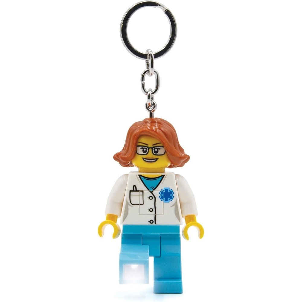 image:imageLEGO City Keychain Light Doctor KE185H Large 3 Inch Tall Figure Bag Charm Flashlight