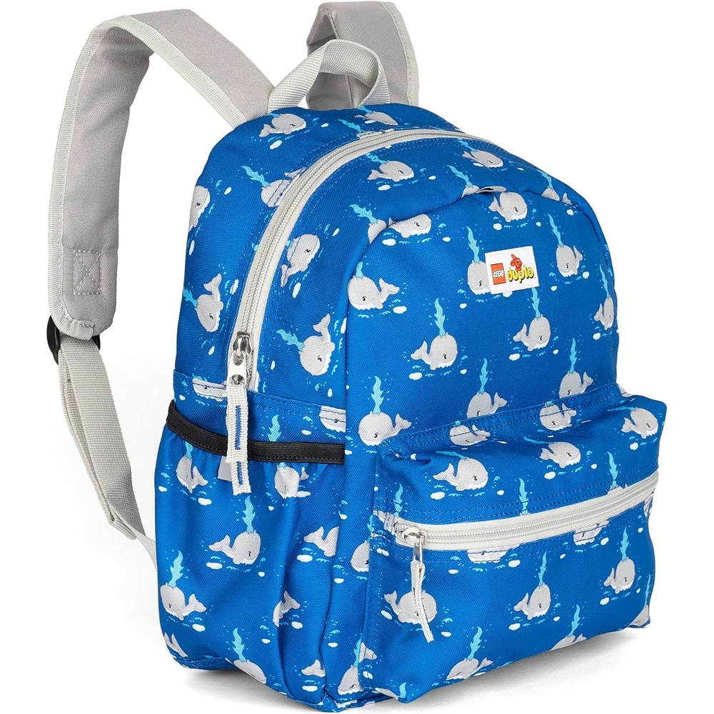 image:imageLEGO DUPLO BLOCK BACKPACK ToddlerSized School and Travel Bag for Boys and Girls DuckWhale Print