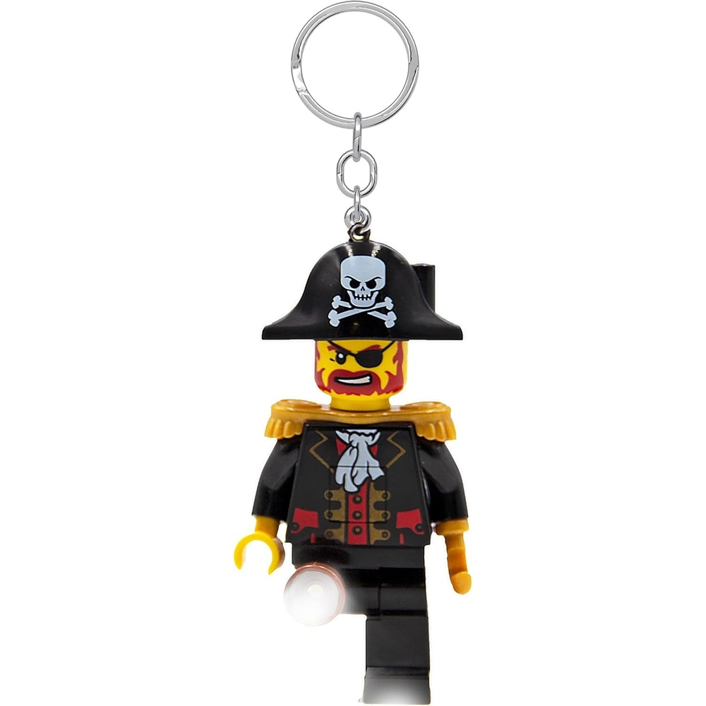 image:imageLEGO Keychain Light Captain Brickbeard KE23H Large 3 Inch Tall Bag charm with LED lightBlack
