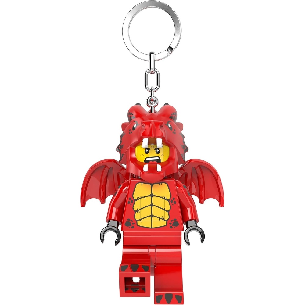 image:imageLEGO Keychain Light Dragon Suit Guy KE196H Large 3 Inch Tall Bag charm with LED light