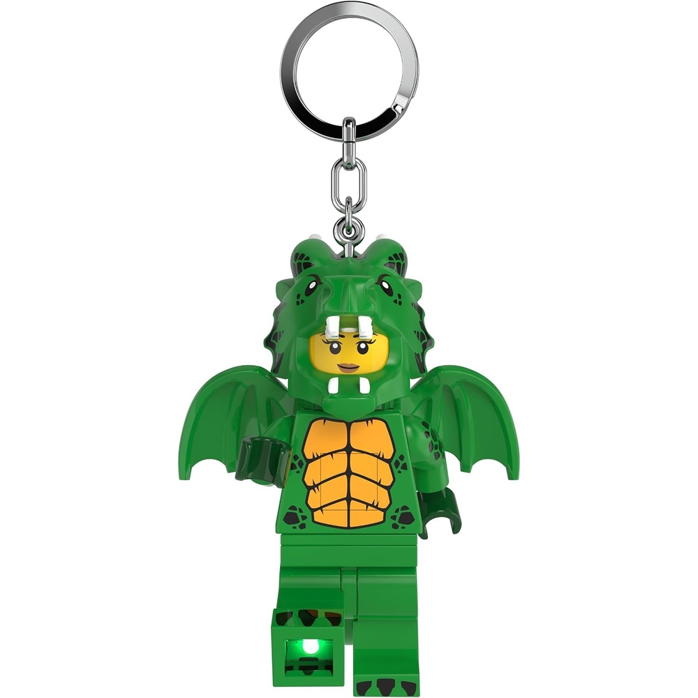 image:imageLEGO Keychain Light Green Dragon Costume Girl 3 Inch Tall Figure KE224H