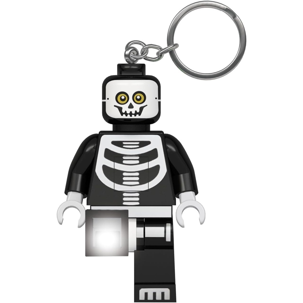image:imageLEGO Keychain Light Skeleton Guy KE137H Extra Large 3 inch Tall
