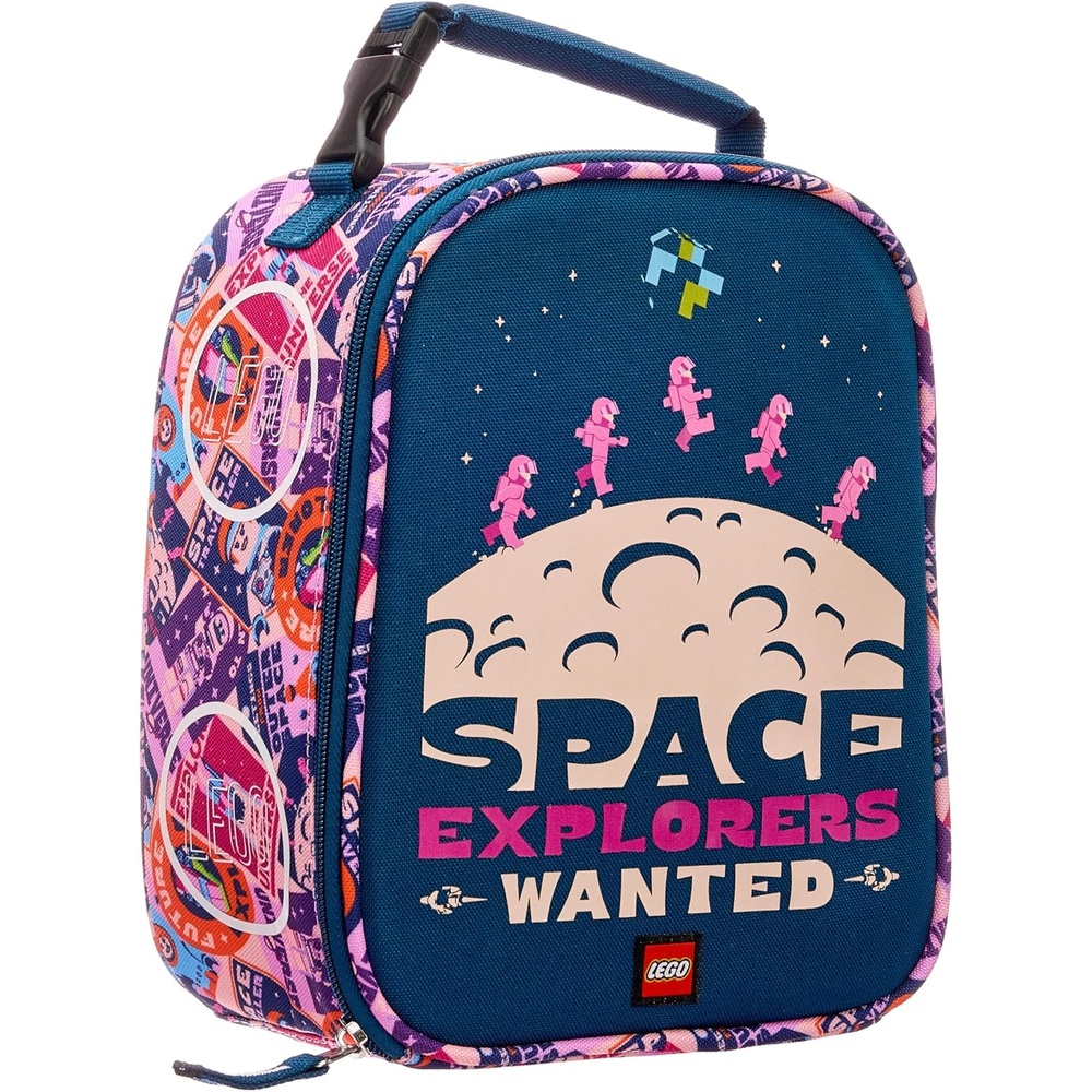 image:imageLEGO Kids City Heritage Classic Lunch Box Insulated Soft Reusable Lunch Bag Meal Container for Boys and Girls Perfect for School or Travel Meal Tote to Keep Food and Drinks Cold Soccer GoalSpace Explorer
