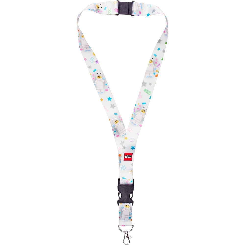 image:imageLEGO Lanyard Neck Strap for Key Chains Detachable Lanyard for Phone Keys ID Badge with clasp and Quick Release BuckleUnicorn Girl