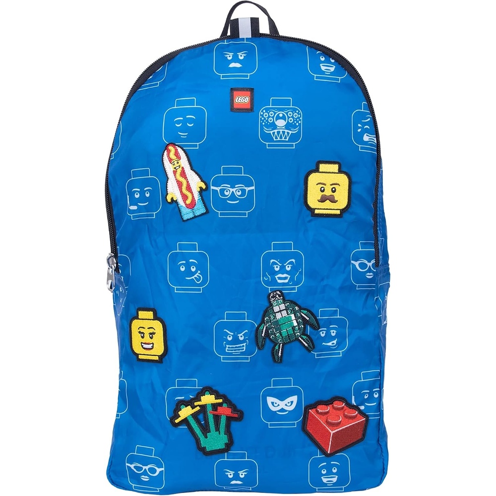 image:imageLEGO Minifigure Packable Backpack with 6 patches Iconic