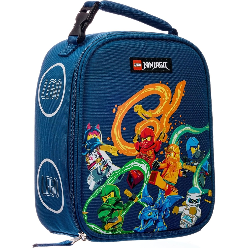 image:imageLEGO NINJAGO Lunch Box Insulated Soft Reusable Lunch Bag Meal Container for Boys and Girls Perfect for School or Travel Meal Tote to Keep Food and Drinks Cold Future GreenStronger Together