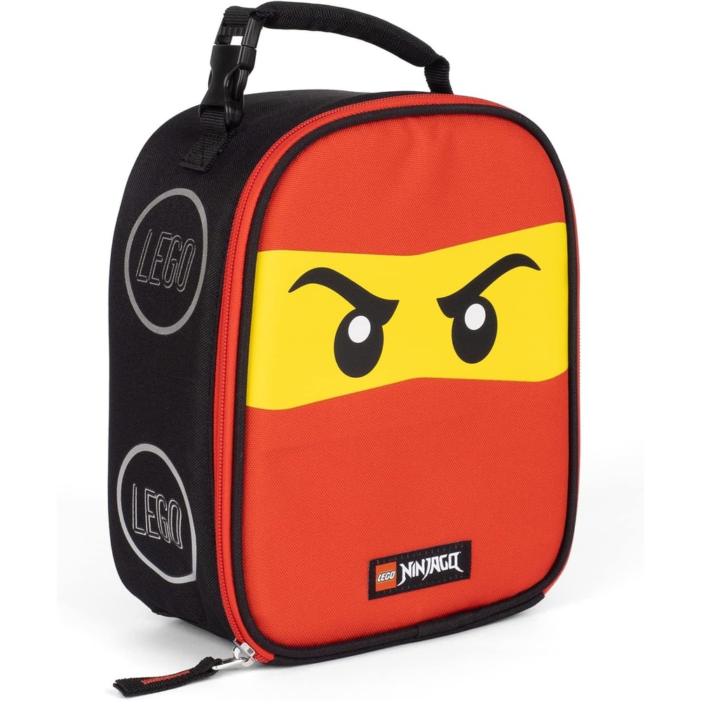 image:imageLEGO NINJAGO Lunch Box Insulated Soft Reusable Lunch Bag Meal Container for Boys and Girls Perfect for School or Travel Meal Tote to Keep Food and Drinks Cold Future GreenFuture Red