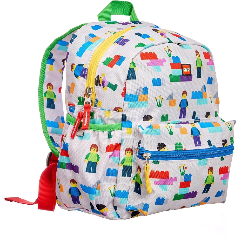 image:imageLEGO PRESCHOOL BACKPACK ToddlerSized School and Travel Bag for Boys and Girls Minifigure Bricks