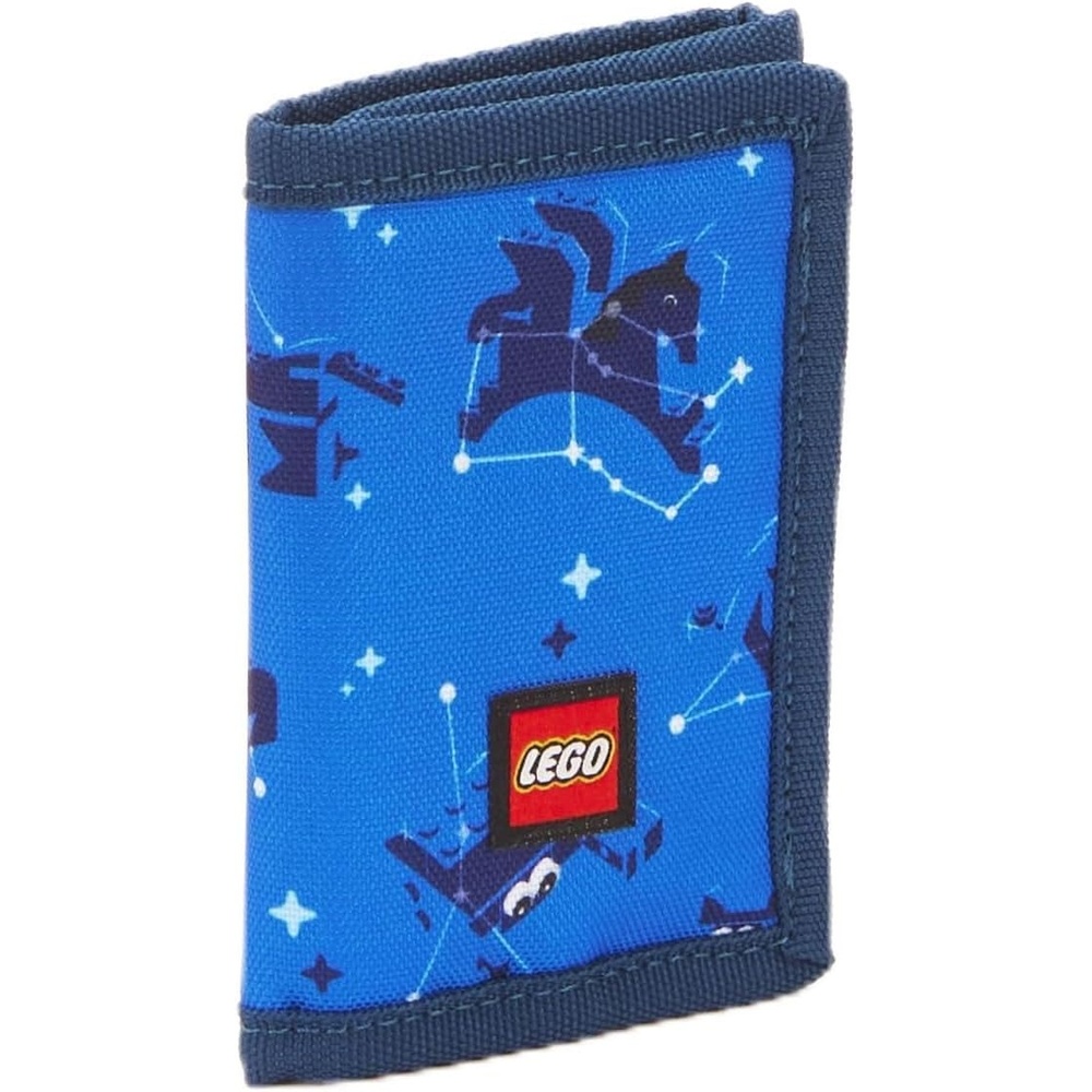 image:imageLEGO Trifold Wallet Kids Unisex Wallet for Boys and Girls with Clear ID Window Card and Cash Pockets and Secure Hook and Loop Closure Hotdog GuyStargazer
