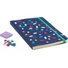IQ LEGO DOTS Notebook with Sliding Charm (52796) | Lined, Softcover, Back to School