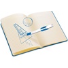 IQ LEGO Imagine Hardcover Notebook with 4×6 Brick and Blue Gel Pen (52523)