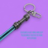 IQ LEGO Star Wars Lightsaber Gel Pen with Clip – Azur (53514) | Smooth writing blue ink, Refillable(1 Count (Pack of 1))