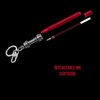 IQ LEGO Star Wars Lightsaber Gel Pen with Clip – Red (53509) | smooth writing red ink, refillable(1 Count (Pack of 3))