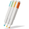 IQ LEGO Stationery Highlighter 3 Pack (51685) | 1 each: Yellow, Orange, Blue