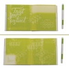 IQ LEGO Stationery Locking Notebook with Gel Pen – Lime (52442)
