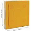 IQ LEGO Stationery Locking Notebook with Gel Pen – Yellow (52441) | Hardcover, School, College, Office