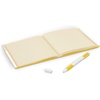 IQ LEGO Stationery Locking Notebook with Gel Pen – Yellow (52441) | Hardcover, School, College, Office