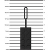 LEGO Bag Tag 2×4 – Blue(Black)