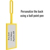 LEGO Bag Tag 2×4 – Blue(Yellow)