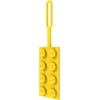 LEGO Bag Tag 2×4 – Blue(Yellow)