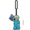 LEGO City Bag Tag – Surgeon (52970) | Flexible Silicone Luggage Tag for Suitcases, Backpacks, School Bags, Travel Gift for Kids