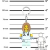 LEGO City Keychain Light – Veterinarian/Nurse (KE156H) Large 3 Inch Tall | Bag Charm with LED Lights
