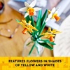 LEGO Daffodils – Building Toy for Kids, Girls and Boys, Ages 8+ – Birthday Gift for Kids – Artificial Daffodil for Bedroom Decor and Display – 40747