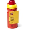 LEGO Iconic Drinking Bottle 13 oz with Covered Spout Red and Yellow | Water Bottle 13 oz Capacity Covered Drinking Spout Leak-Resistant Lid Everyday Hydration(Red and Yellow)