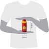 LEGO Iconic Drinking Bottle 13 oz with Covered Spout Red and Yellow | Water Bottle 13 oz Capacity Covered Drinking Spout Leak-Resistant Lid Everyday Hydration(Red and Yellow)
