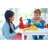 LEGO Iconic Drinking Bottle 13 oz with Covered Spout Red and Yellow | Water Bottle 13 oz Capacity Covered Drinking Spout Leak-Resistant Lid Everyday Hydration(Red and Yellow)
