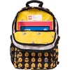LEGO Iconic Prints Kids School Backpack Bookbag, for Travel, On-the-Go, Back to School, Boys and Girls, with Adjustable Padded Straps and Fun patterns, Rainbow Hearts(Minifigure)