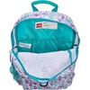 LEGO Iconic Prints Kids School Backpack Bookbag, for Travel, On-the-Go, Back to School, Boys and Girls, with Adjustable Padded Straps and Fun patterns, Rainbow Hearts(Purple Bouquet)