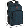 LEGO Iconic Prints Kids School Backpack Bookbag, for Travel, On-the-Go, Back to School, Boys and Girls, with Adjustable Padded Straps and Fun patterns, Rainbow Hearts(Blue Print)