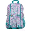 LEGO Iconic Prints Kids School Backpack Bookbag, for Travel, On-the-Go, Back to School, Boys and Girls, with Adjustable Padded Straps and Fun patterns, Rainbow Hearts(Purple Bouquet)