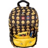 LEGO Iconic Prints Kids School Backpack Bookbag, for Travel, On-the-Go, Back to School, Boys and Girls, with Adjustable Padded Straps and Fun patterns, Rainbow Hearts(Minifigure)