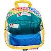LEGO Iconic Prints Kids School Backpack Bookbag, for Travel, On-the-Go, Back to School, Boys and Girls, with Adjustable Padded Straps and Fun patterns, Rainbow Hearts(Rainbow Hearts)