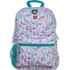 LEGO Iconic Prints Kids School Backpack Bookbag, for Travel, On-the-Go, Back to School, Boys and Girls, with Adjustable Padded Straps and Fun patterns, Rainbow Hearts(Purple Bouquet)