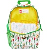 LEGO Iconic Prints Kids School Backpack Bookbag, for Travel, On-the-Go, Back to School, Boys and Girls, with Adjustable Padded Straps and Fun patterns, Rainbow Hearts(Warm Bouquet)