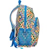 LEGO Iconic Prints Kids School Backpack Bookbag, for Travel, On-the-Go, Back to School, Boys and Girls, with Adjustable Padded Straps and Fun patterns, Rainbow Hearts(Checkered Brick)