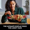 LEGO Icons Dried Flower Centerpiece Building Sets for Adults, Ages 18+ Years – Fall & Thanksgiving Decorations for Dinner Table or Mantel – 10314(Crafts Set)